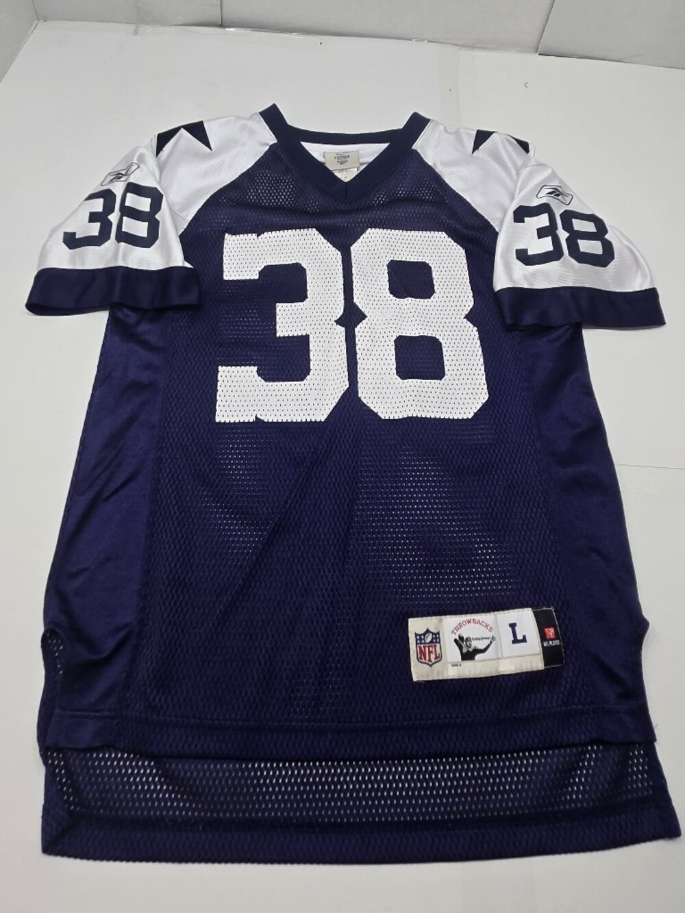 Dallas Cowboys Roy Williams #38 Reebok Throwback Youth L Jersey